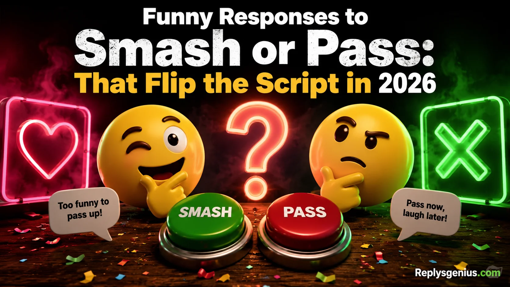 Funny Responses to Smash or Pass: That Flip the Script in 2026