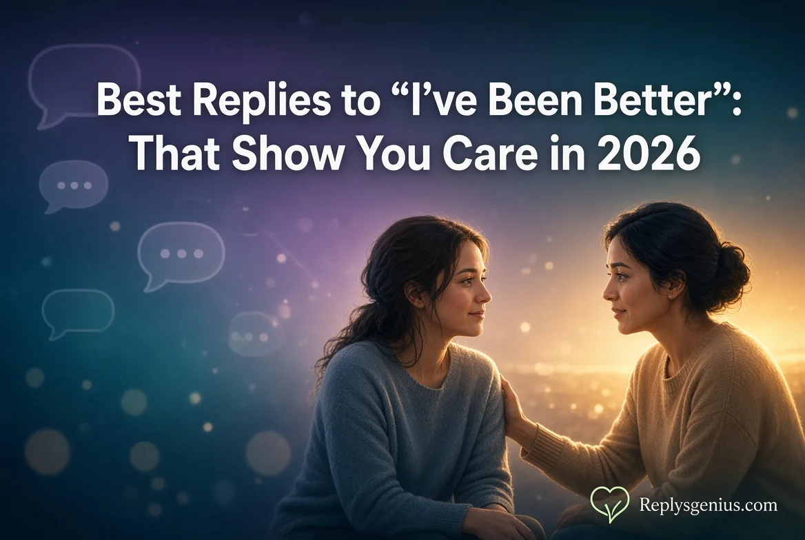 Best Replies to “I’ve Been Better”