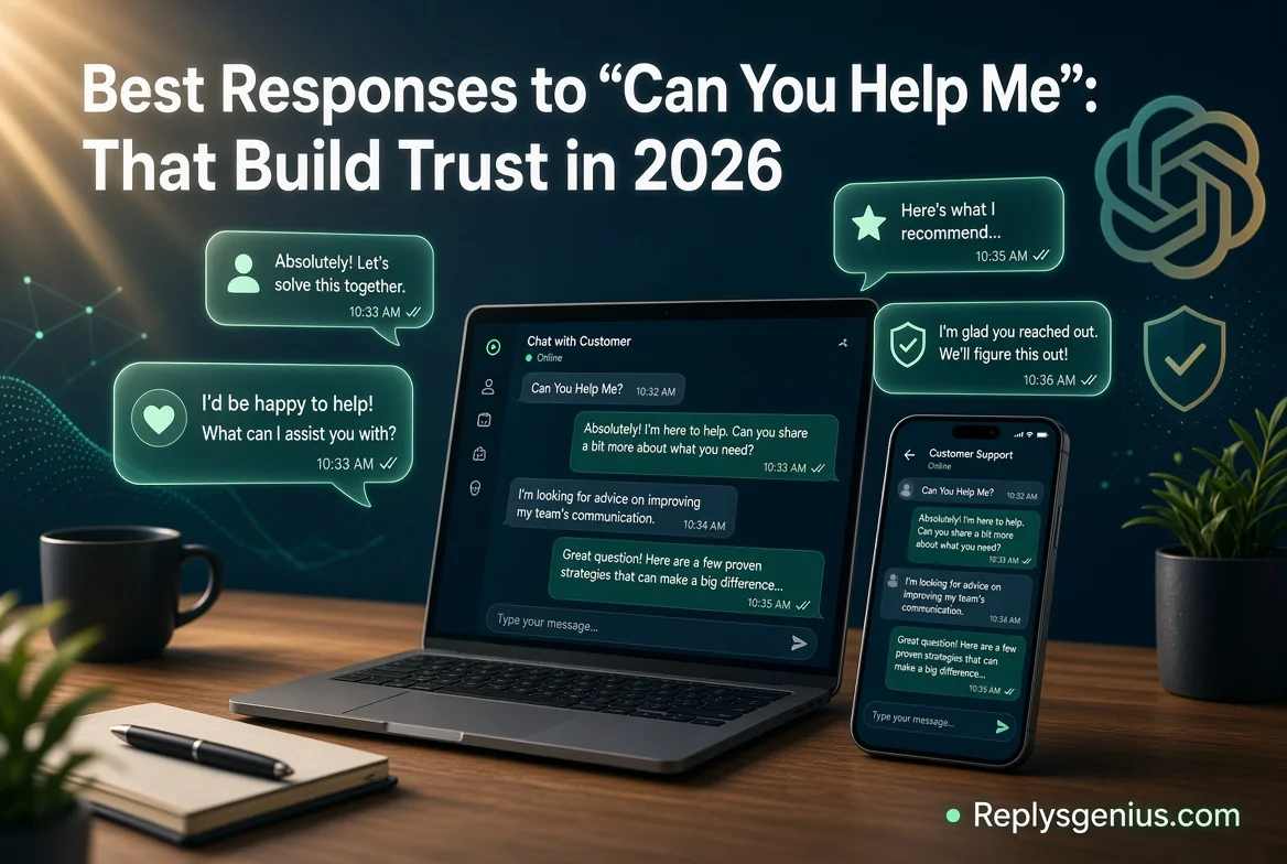 Best Responses to “Can You Help Me”