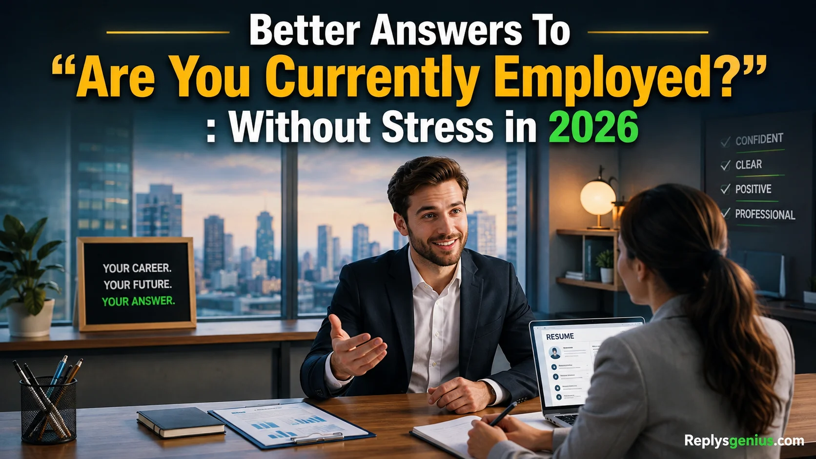 Better Answers To “Are You Currently Employed?”: Without Stress in 2026