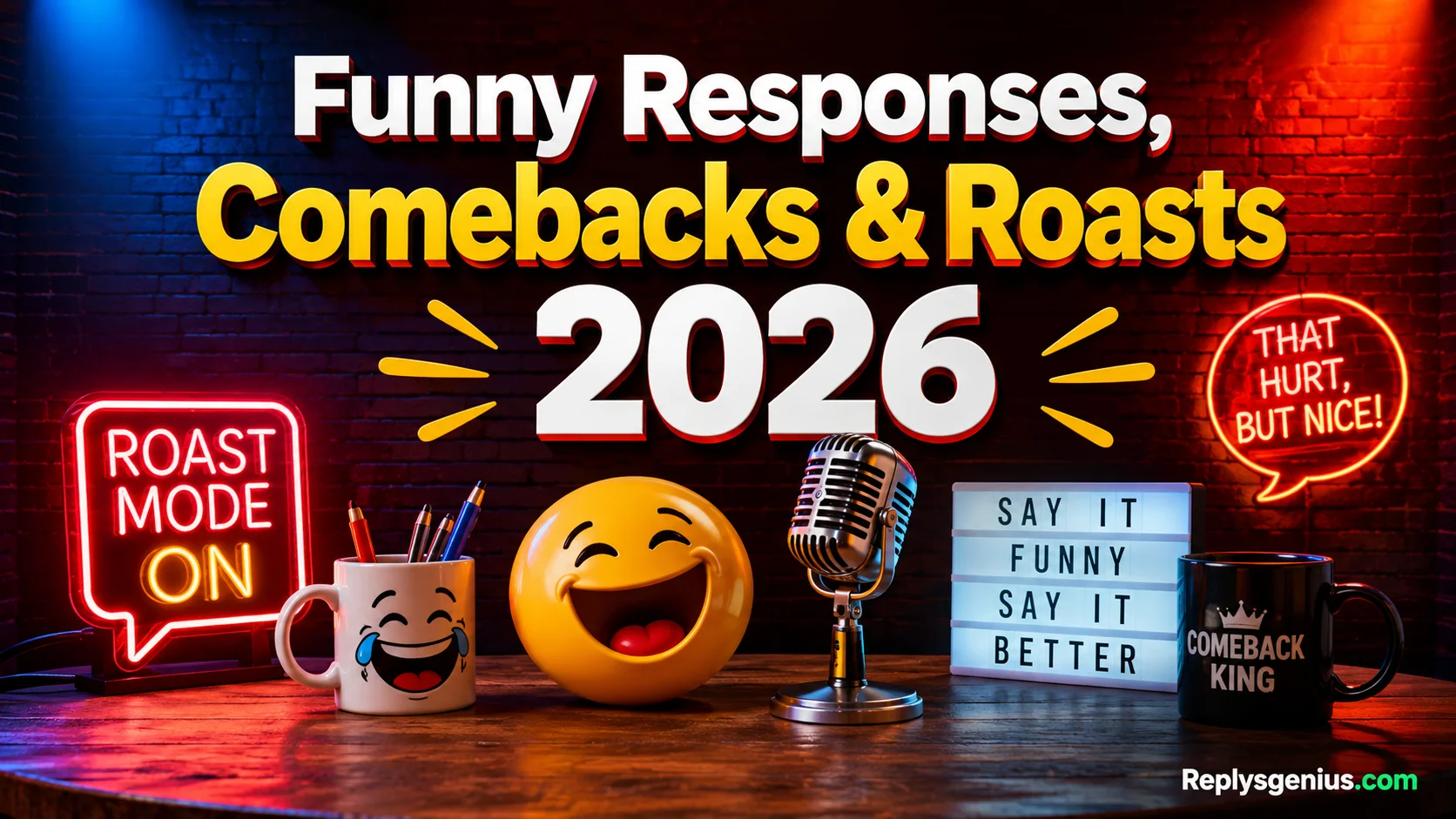 Funny Responses, Comebacks