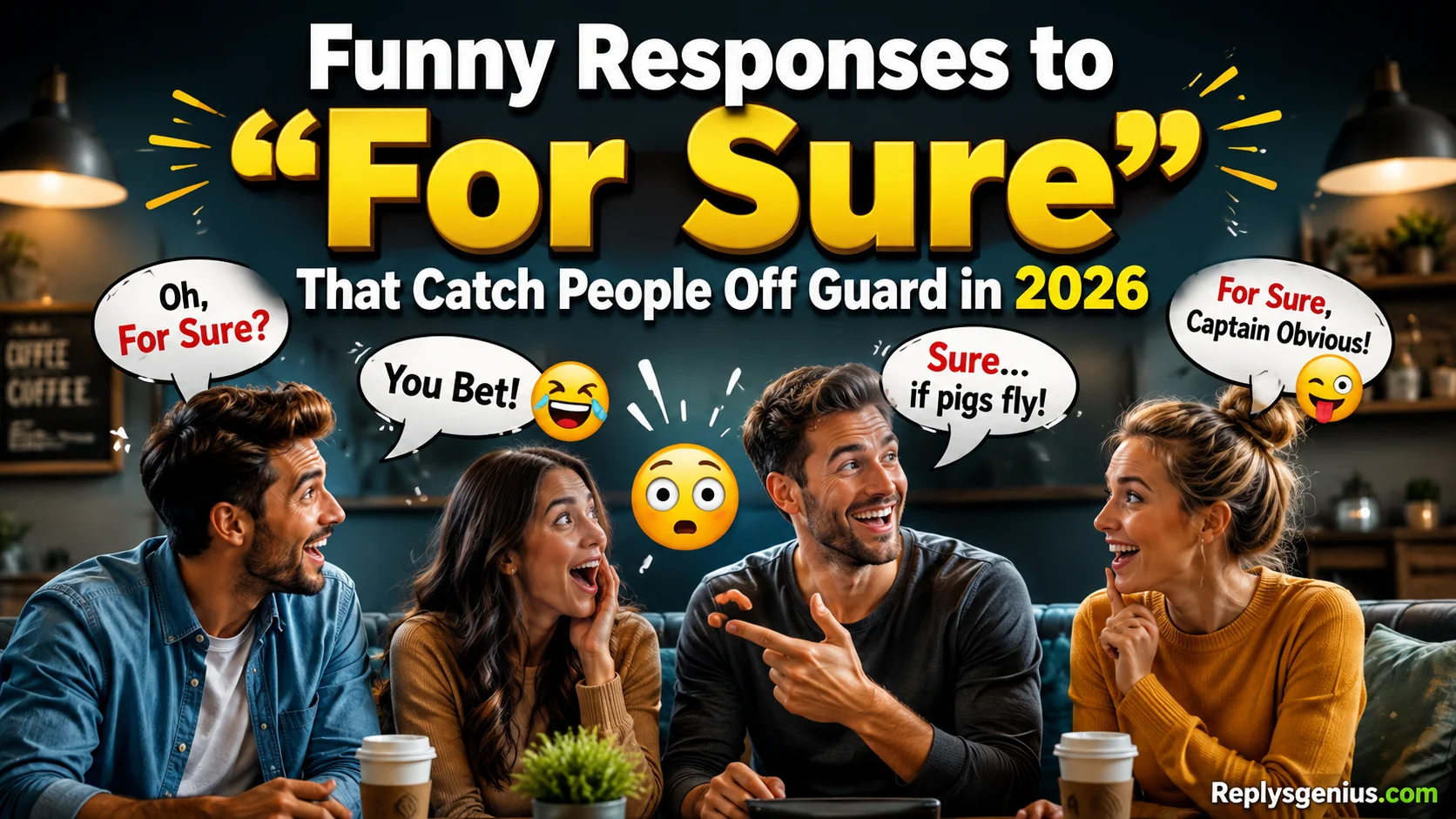 Funny Responses to “For Sure” That Catch People Off Guard in 2026