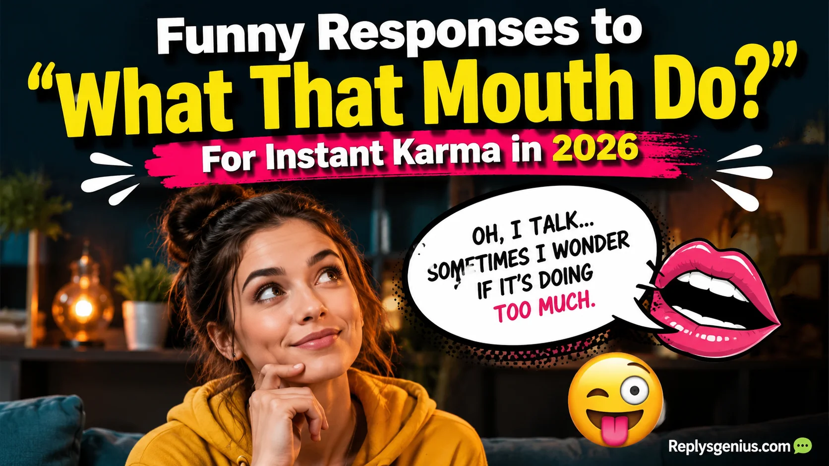 Funny Responses to “What That Mouth Do?”: For Instant Karma in 2026