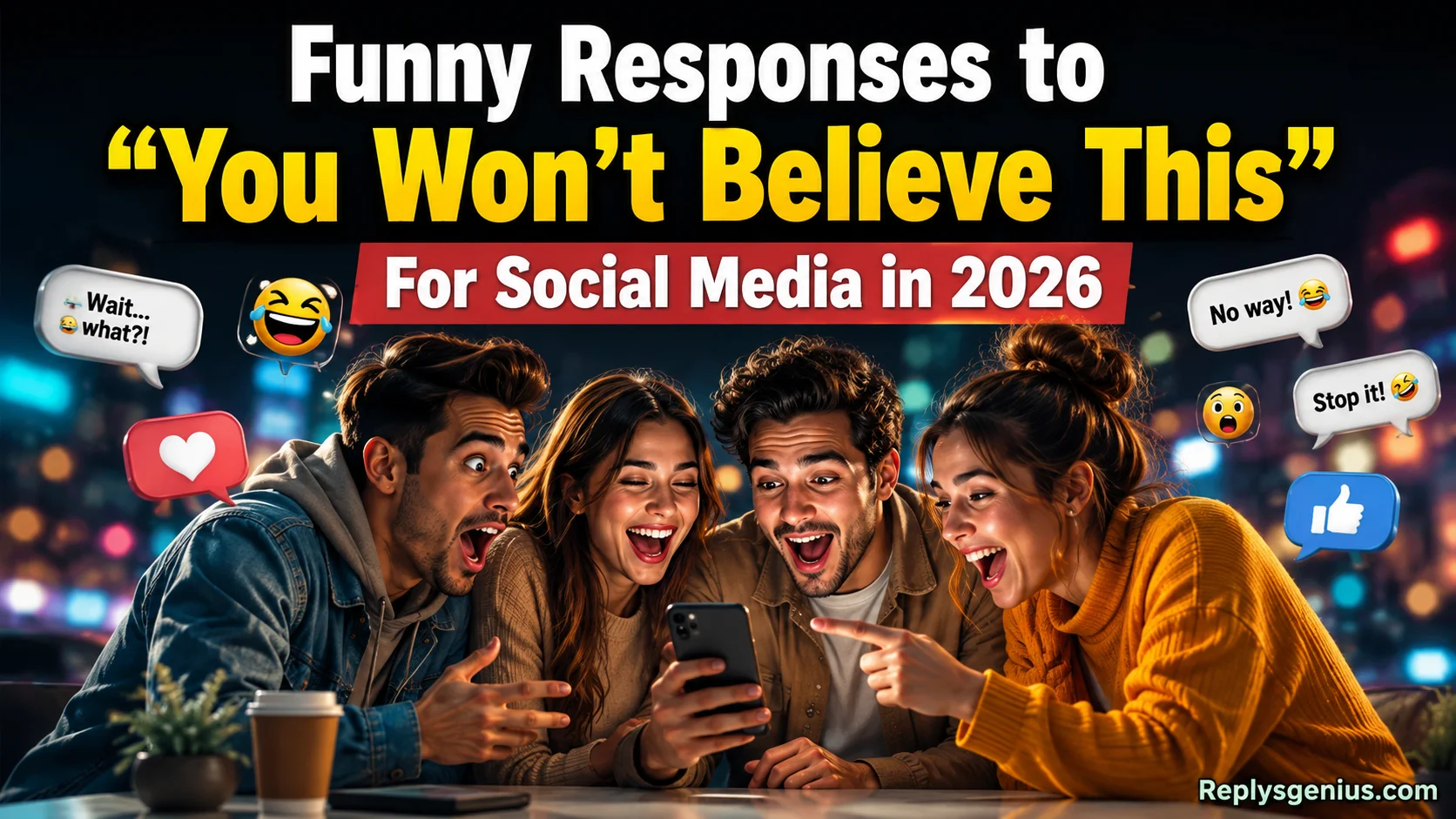 Funny Responses to “You Won’t Believe This”