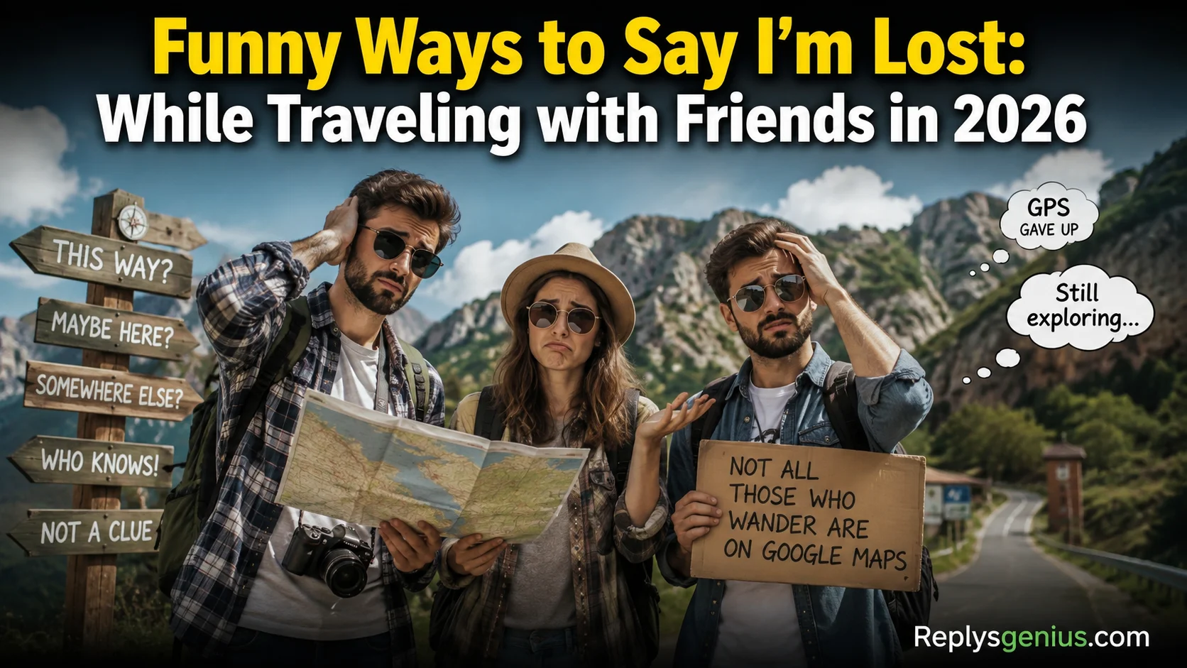 Funny Ways to Say I’m Lost