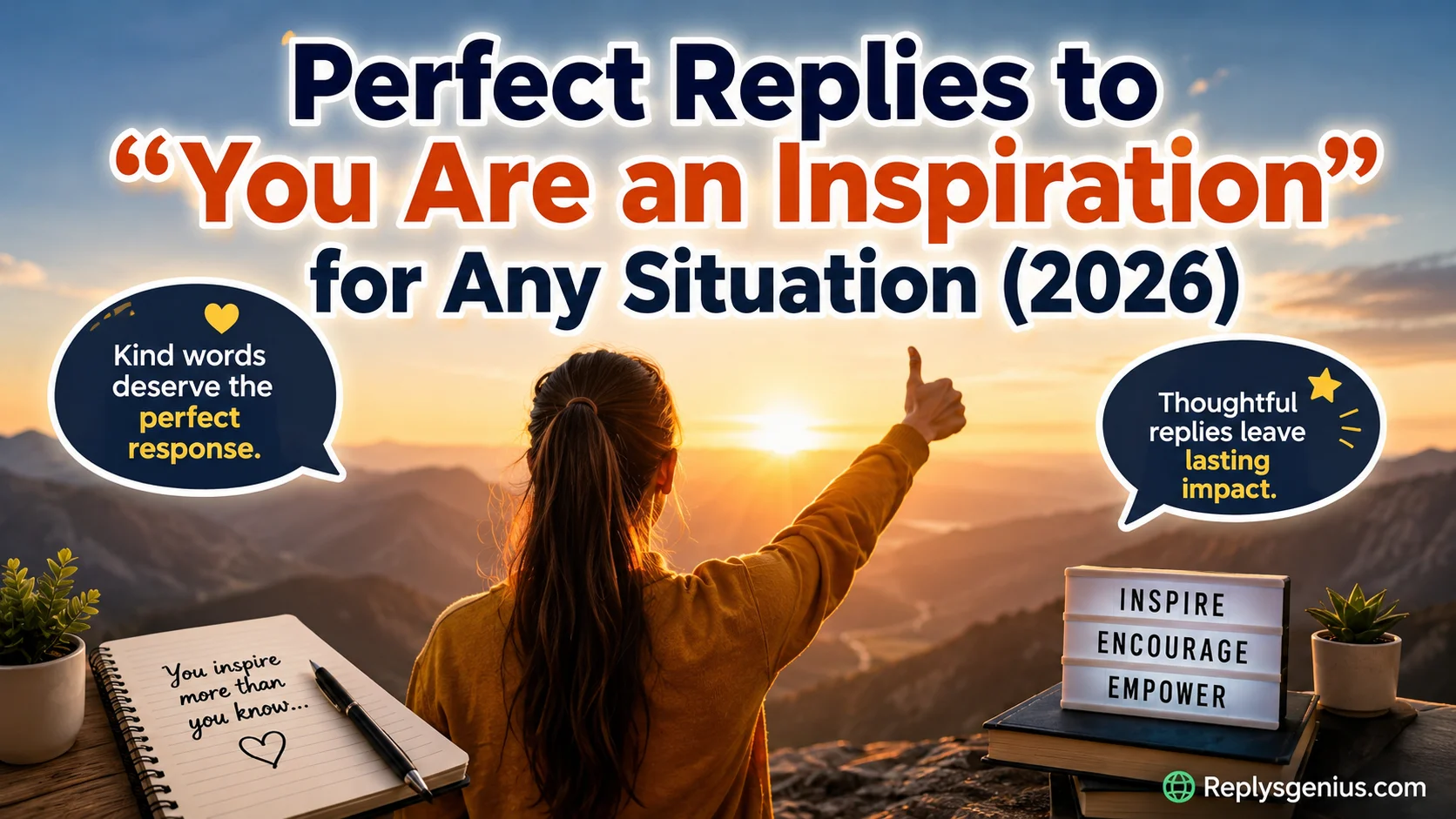 Perfect Replies to “You Are an Inspiration”