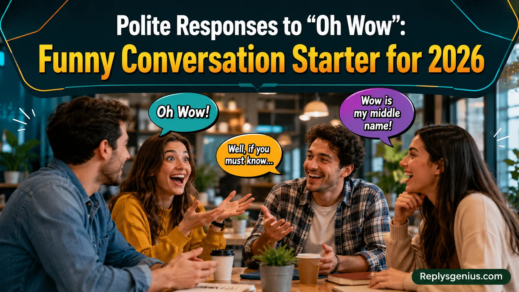 Polite Responses to “Oh Wow”: Funny Conversation Starter for 2026