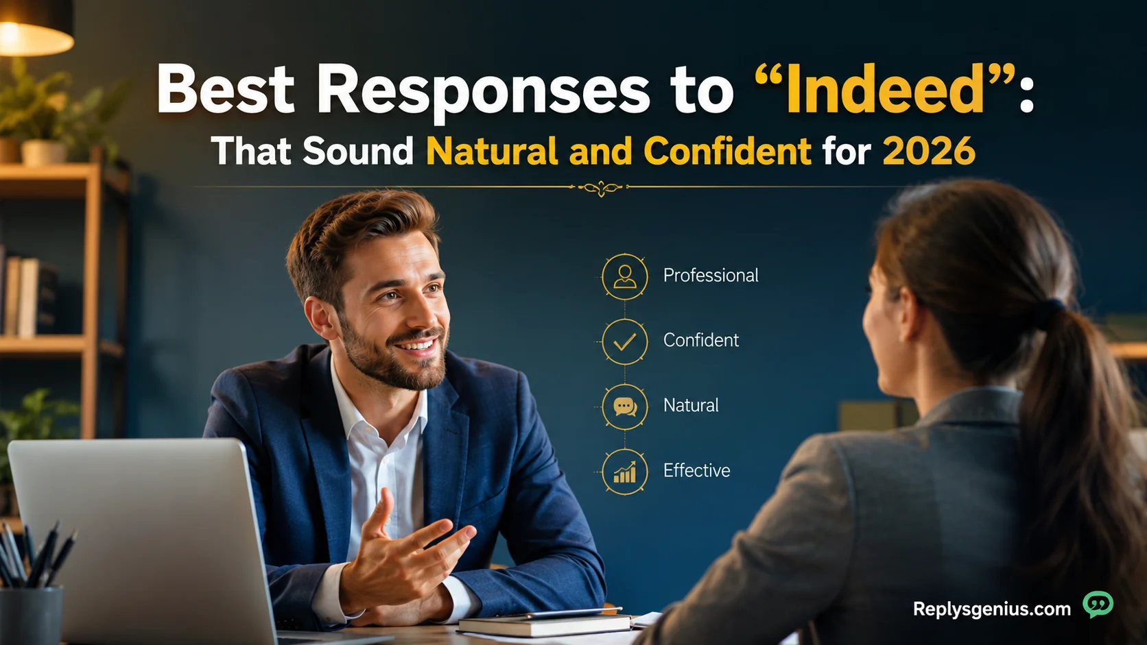 Best Responses to “Indeed”