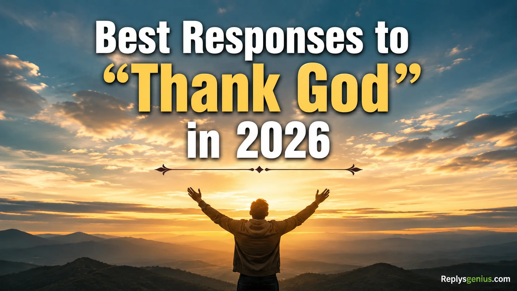 Best Responses to “Thank God”