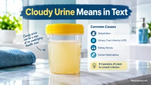 Cloudy Urine Means in Text