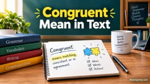 Congruent Mean in Text
