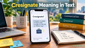 Cresignate Meaning in Text