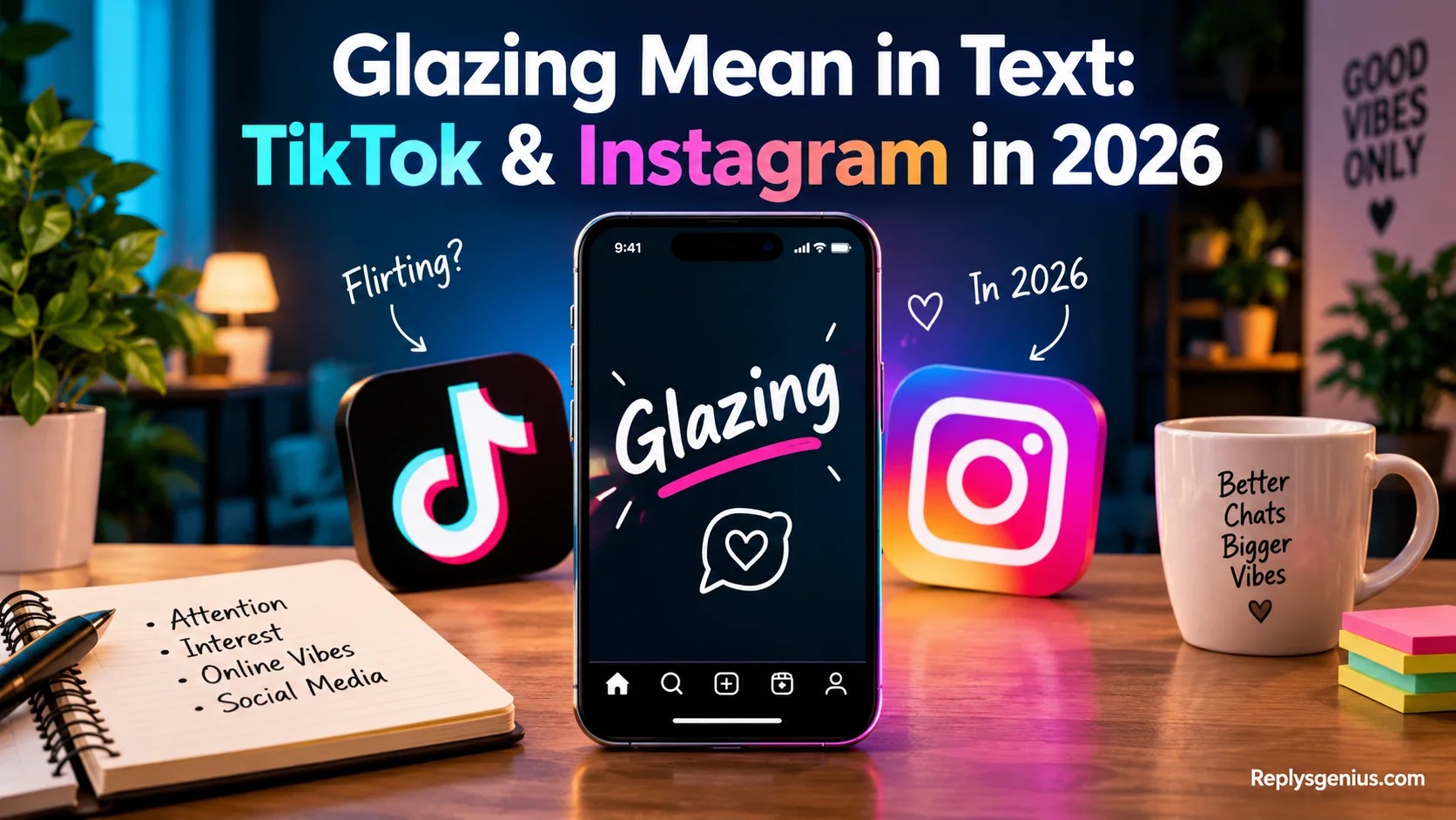 Glazing Mean in Text