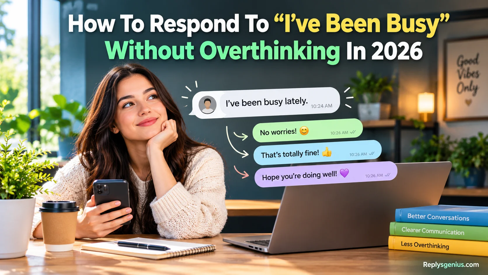 How To Respond To “I’ve Been Busy”