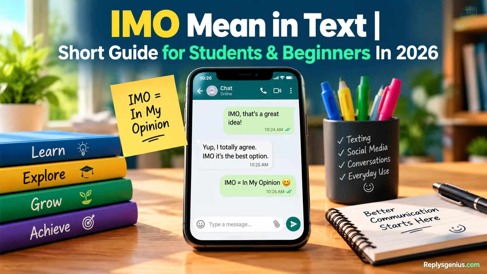 IMO Mean in Text