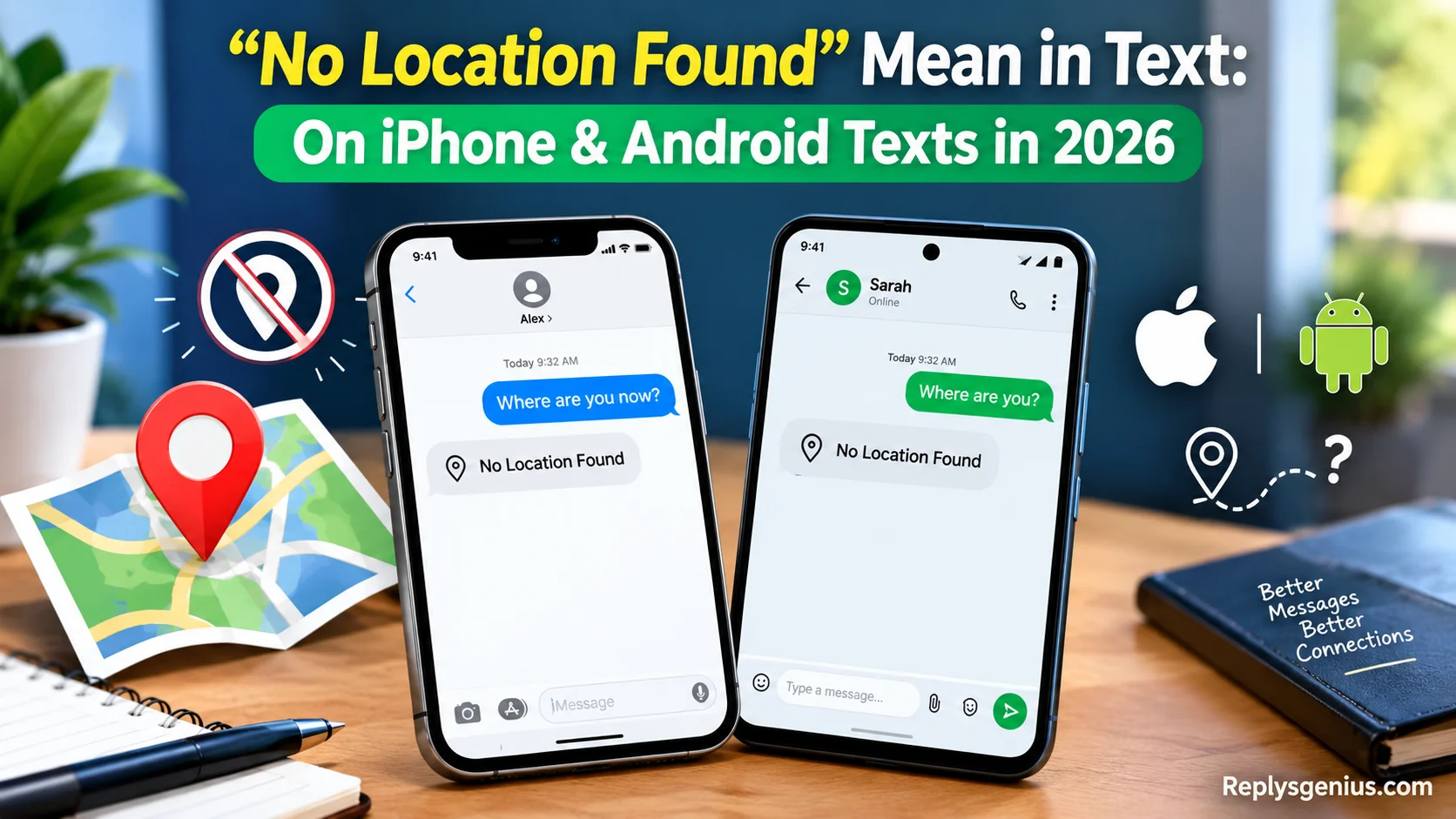 “No Location Found” Mean in Text