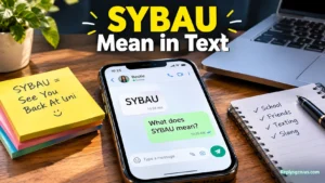 SYBAU Mean in Text