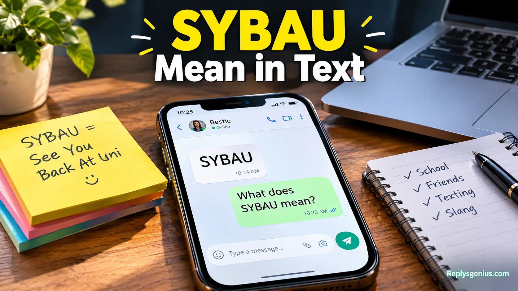 SYBAU Mean in Text