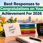 Best Responses to Congratulations on Your Achievement