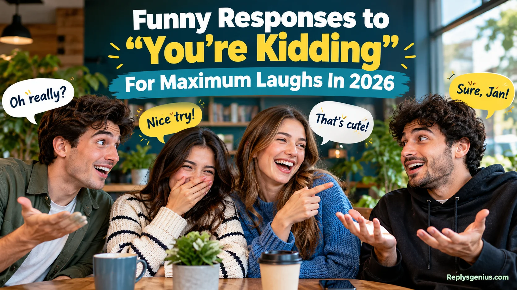 Funny Responses to “You’re Kidding”
