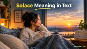 Solace Meaning in Text
